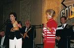 Presenting my Golden Voice Award to Goldie Smith back on June 5, 2003